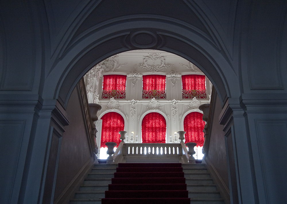 Das Treppenhaus im Katharinenpalast