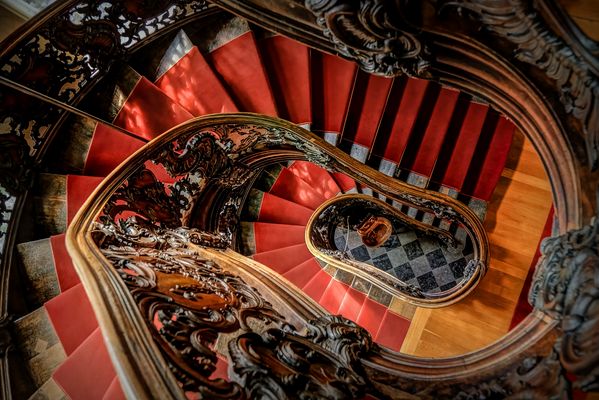 Das Treppenhaus vom Roten Haus