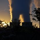 Das Trianel Gaskraftwerk in Hamm-Uentrop im Morgenlicht