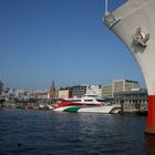 Das Trio im Hafen