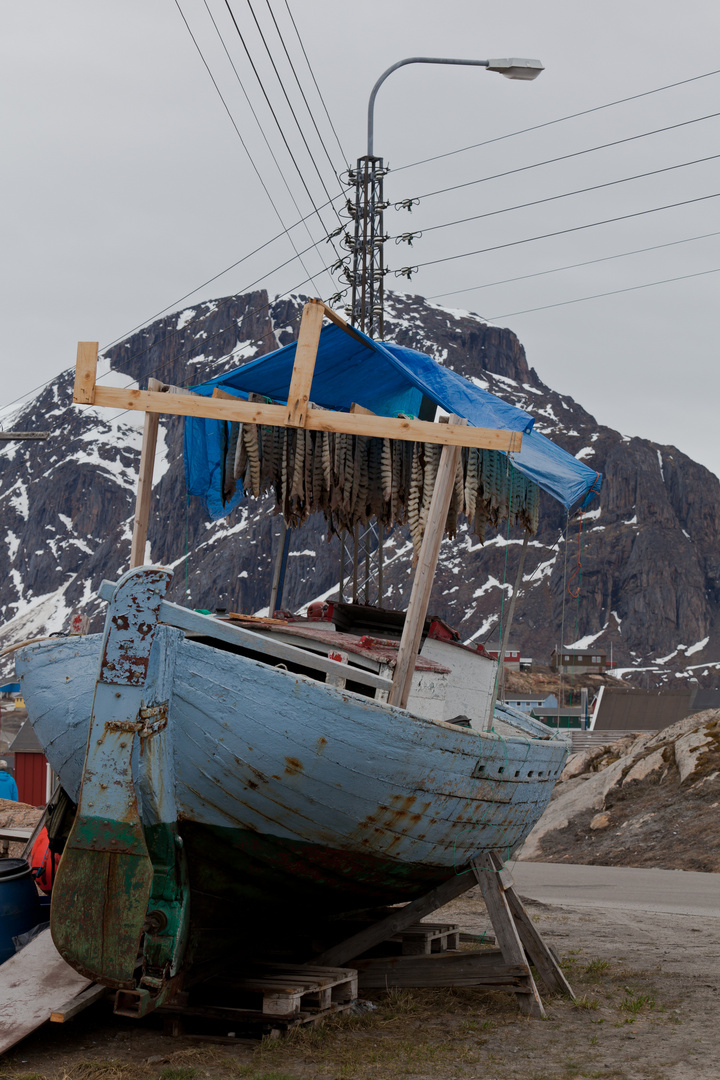 Das Trockenfisch-Boot