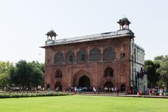 Das Trommelhaus im Roten Fort in Delhi