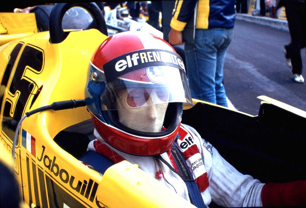 Das Turbozeitalter beginnt in der Formel 1. J.P.Jabouille ( F.) im Renault Turbo F.1