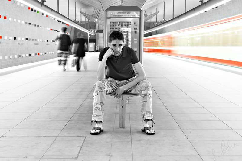 Das U-Bahnshooting mit Mark