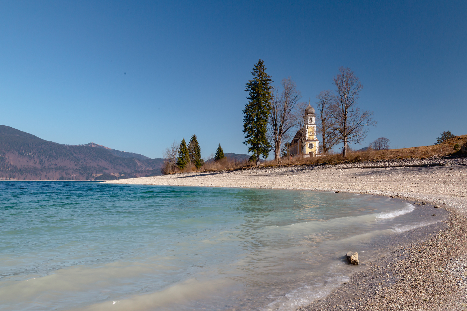 Das Ufer am Walchensee