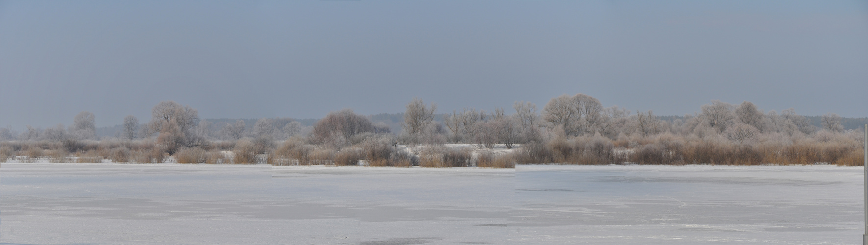 das Ufer von Dnepr in Belarus