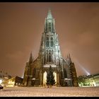 Das Ulmer Münster im Schnee