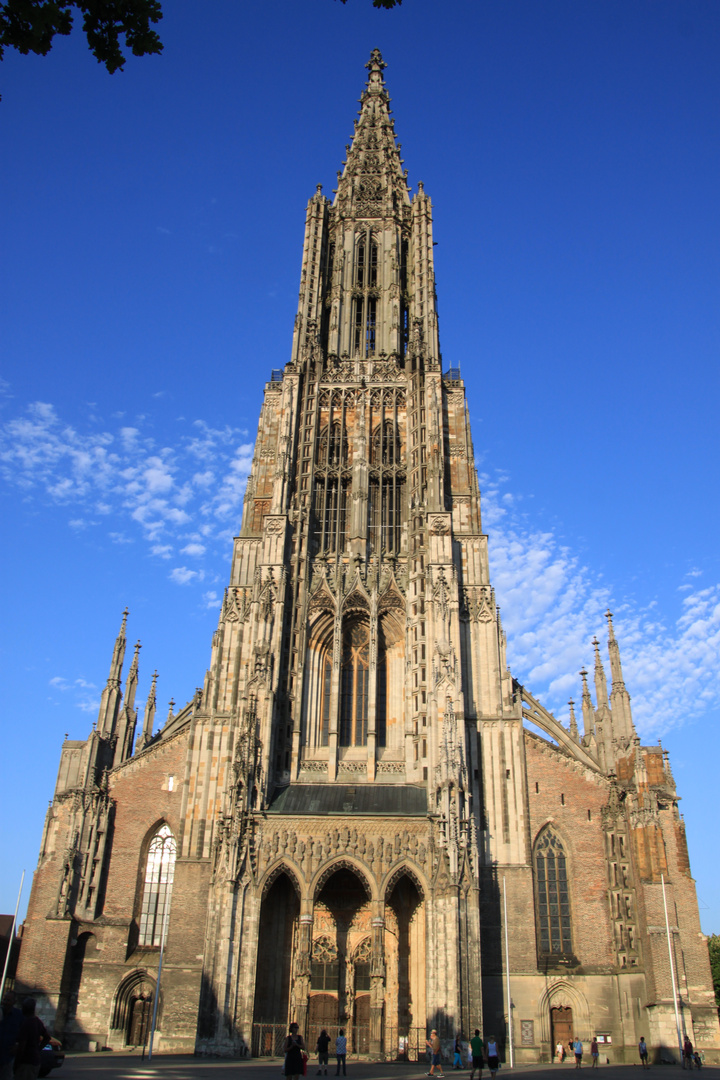 Das Ulmer Münster ist die Kirche mit dem höchsten Kirchturm der Welt