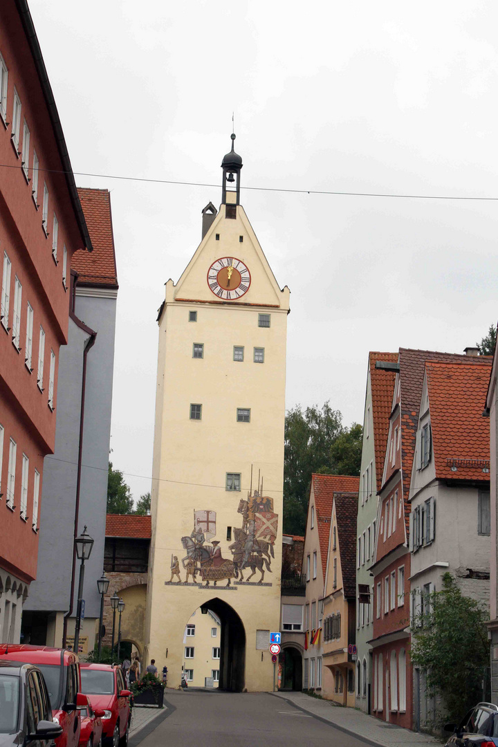 Das Ulmer Tor in Memmingen wurde 1445 gebaut