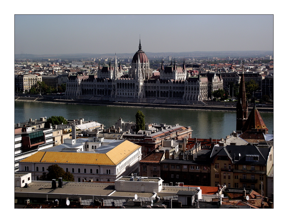 Das ungarische Parlament in Budapest