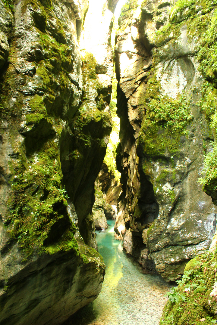 Das ungewisse Ende der Schlucht