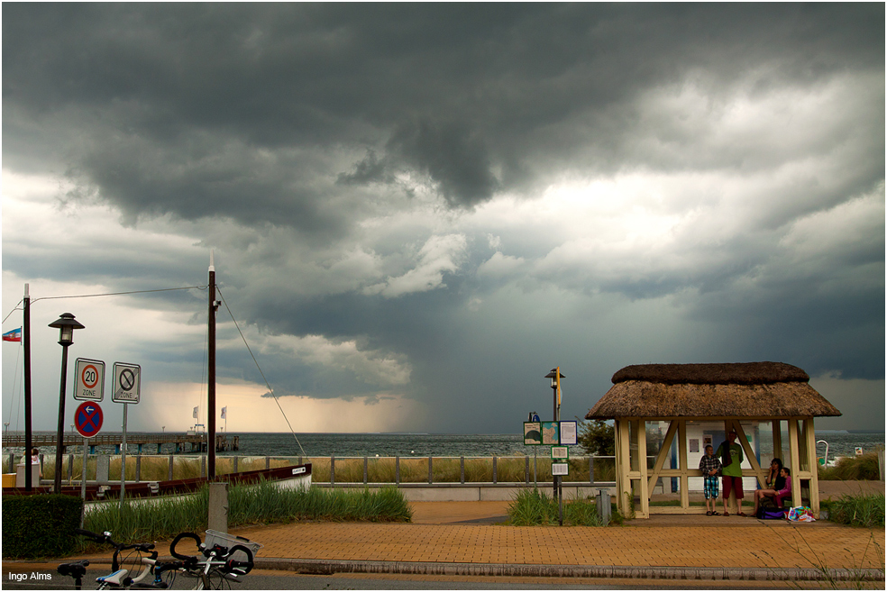 Das Unwetter von Scharbeutz