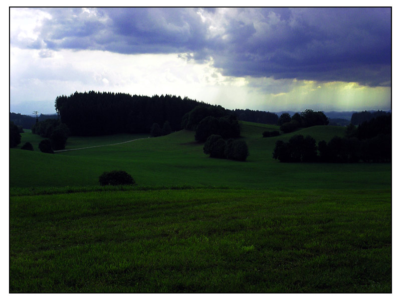 Das Unwetter zieht heran...