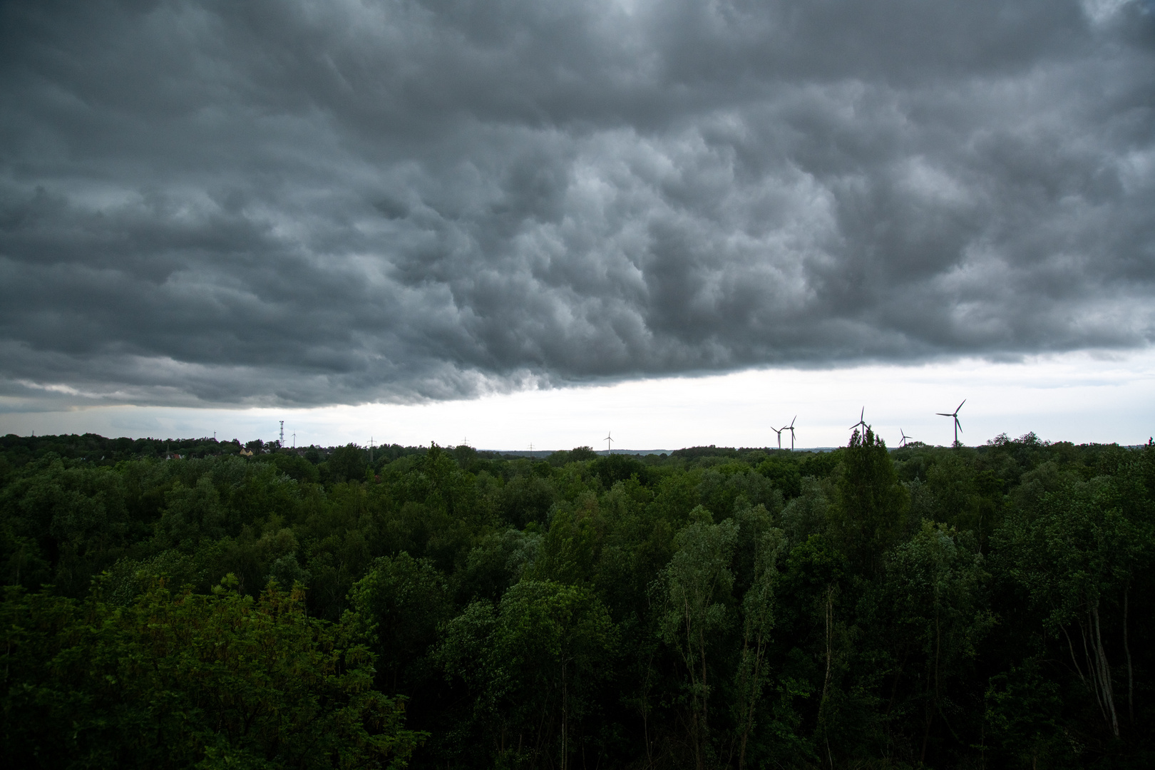 das Unwetter zieht vorbei