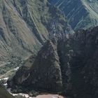 Das Urubamba-Tal von Machu Picchu aus