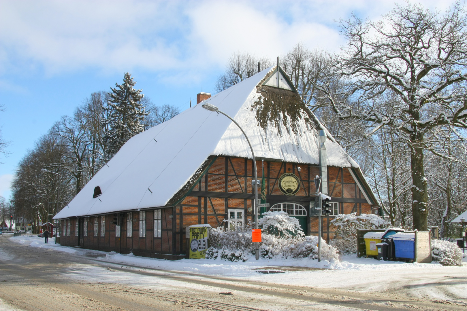 "Das Utspann im Schnee"