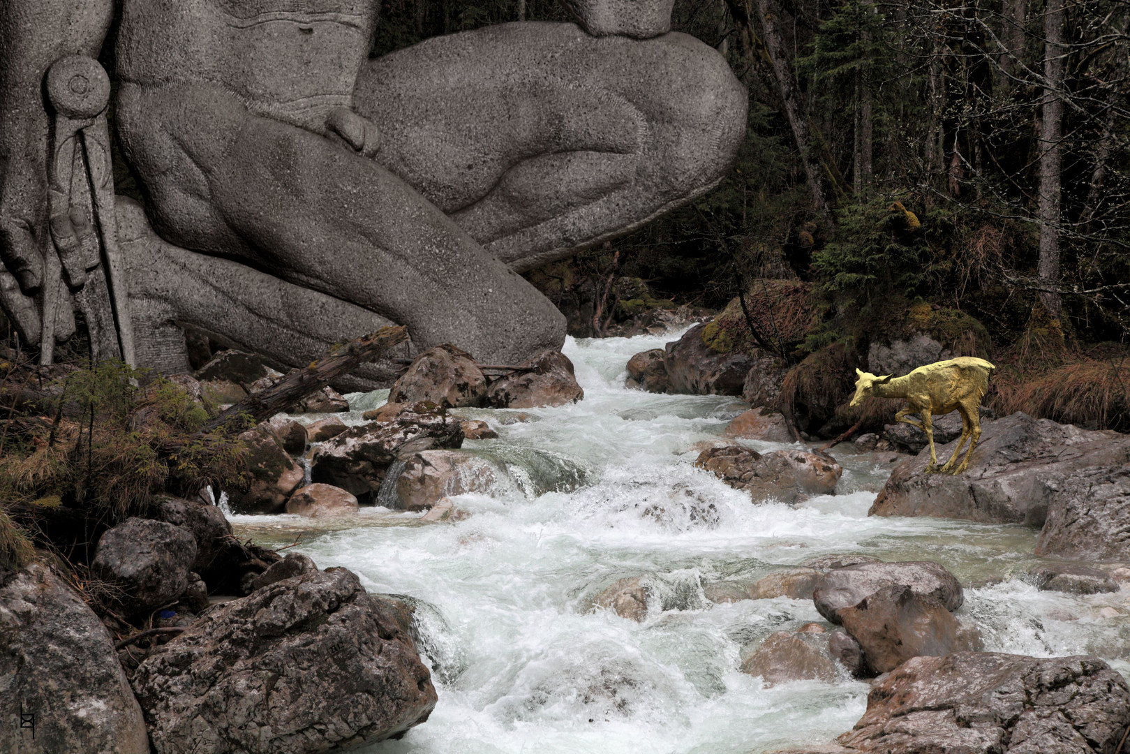 Das verborgene Grab im Fluss