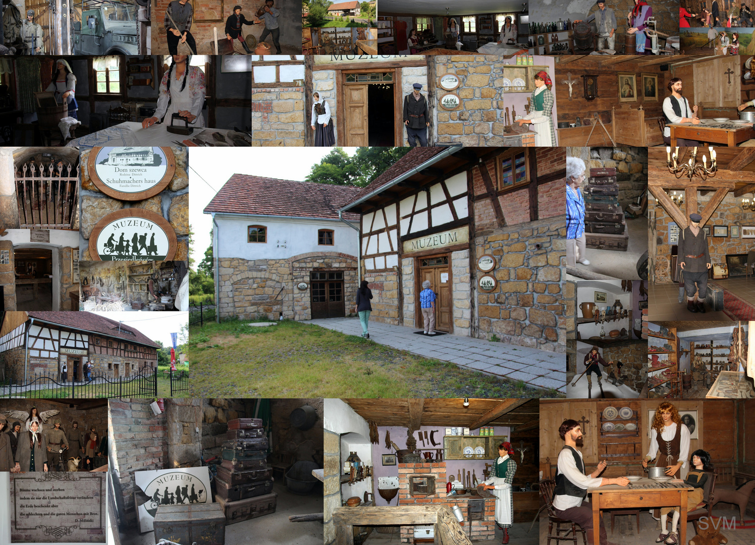 Das Vertriebenen- Museum in Schmottseifen ( Plawna Gorka) in Schlesien