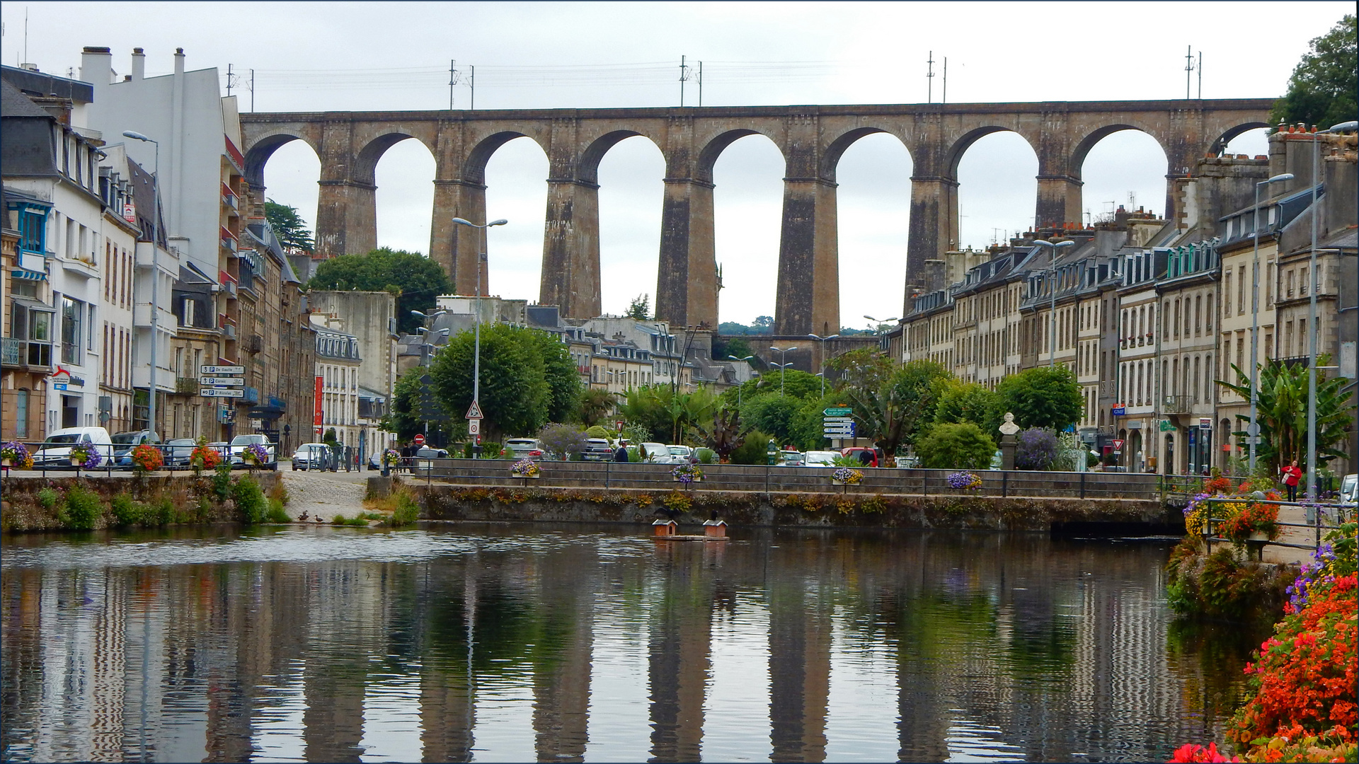 das Viadukt von Morlaix