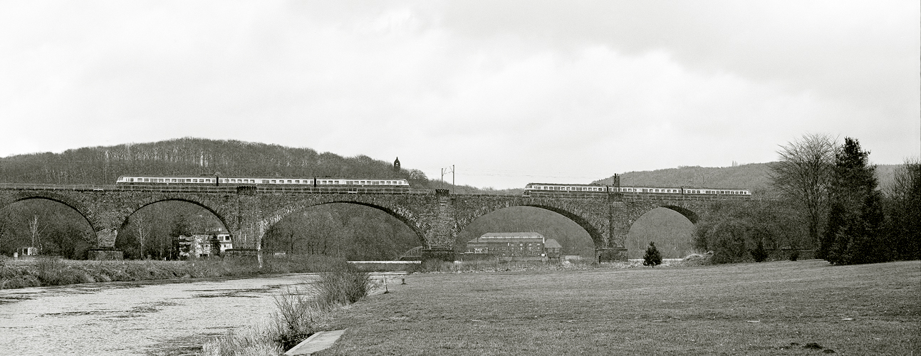 Das Viadukt zwischen Hagen und Witten