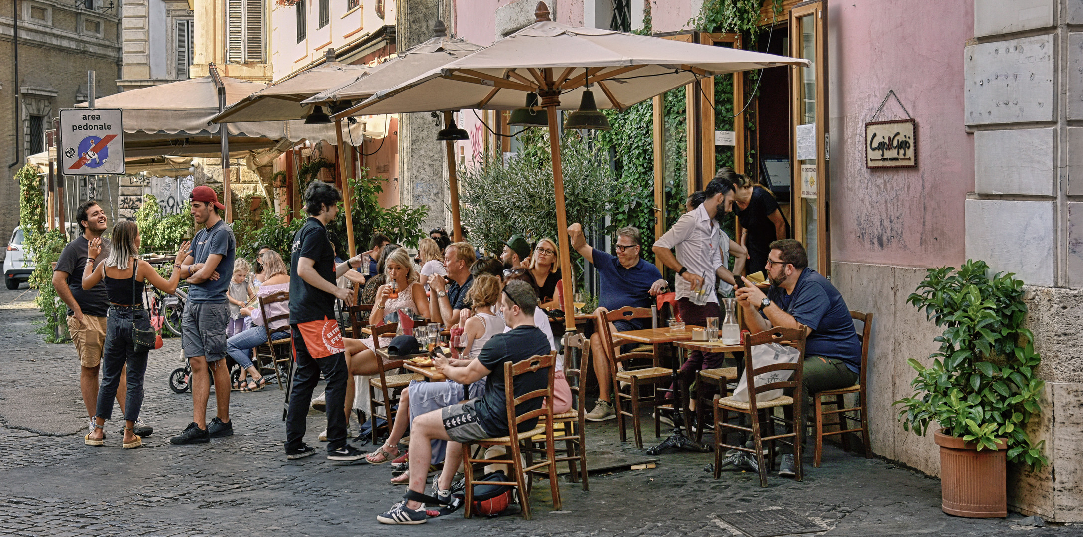 Das Viertel Trastevere in Rom