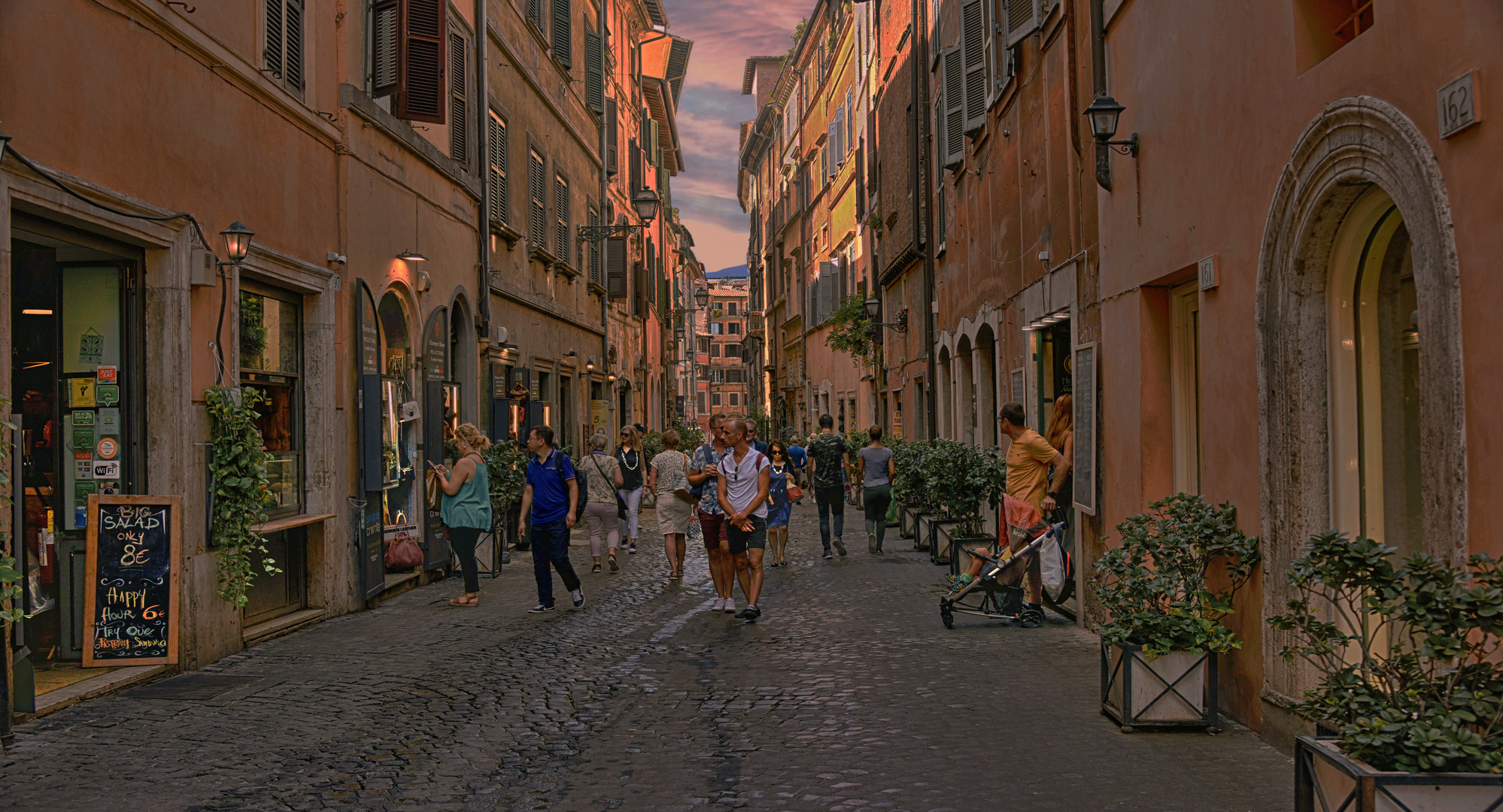 Das Viertel Trastevere in Rom