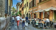 Das Viertel Trastevere in Rom