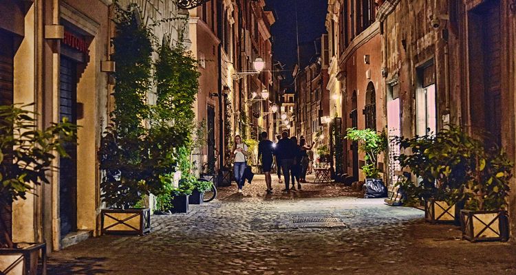 Das Viertel Trastevere in Rom