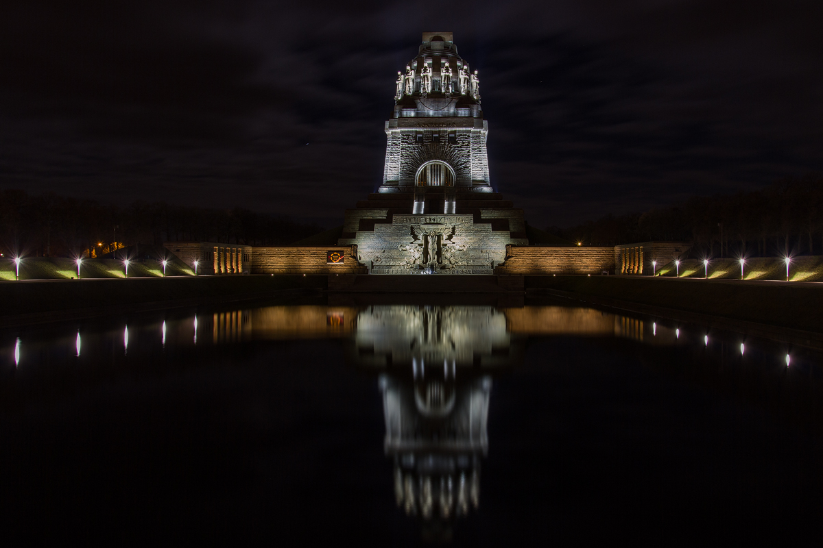 Das Völkerschlachtdenkmal im Südosten Leipzigs. Germania