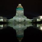 Das Völkerschlachtdenkmal in Leipzig am 30.1.2007