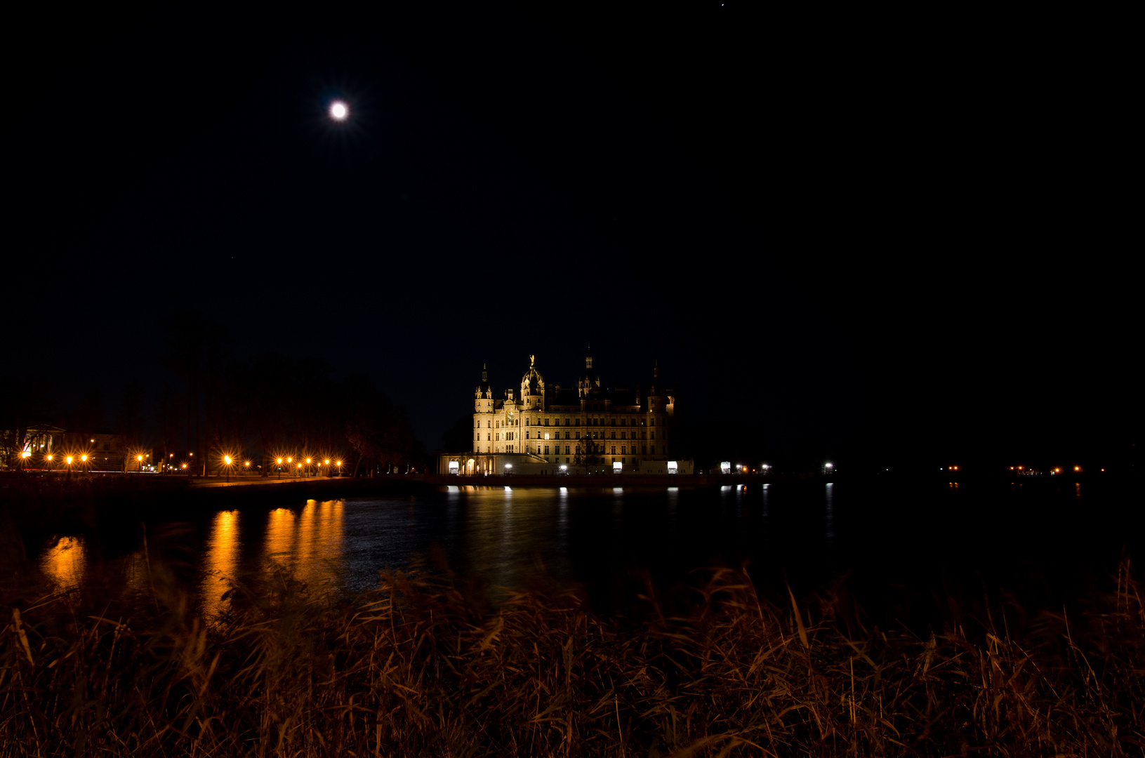 Das Vollmond Schloss Foto Bild Deutschland Europe