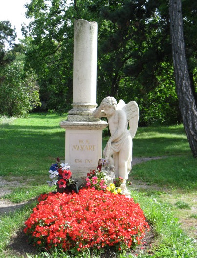Das wahre Grab von Wolfgang Amadeus Mozart in Wien