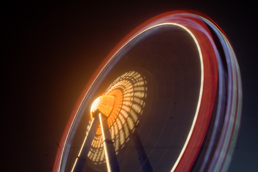 Das wahrscheinlich schnellste Riesenrad der Welt !