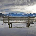 Das wahrscheinlich schönste Bänkchen am Tegernsee...