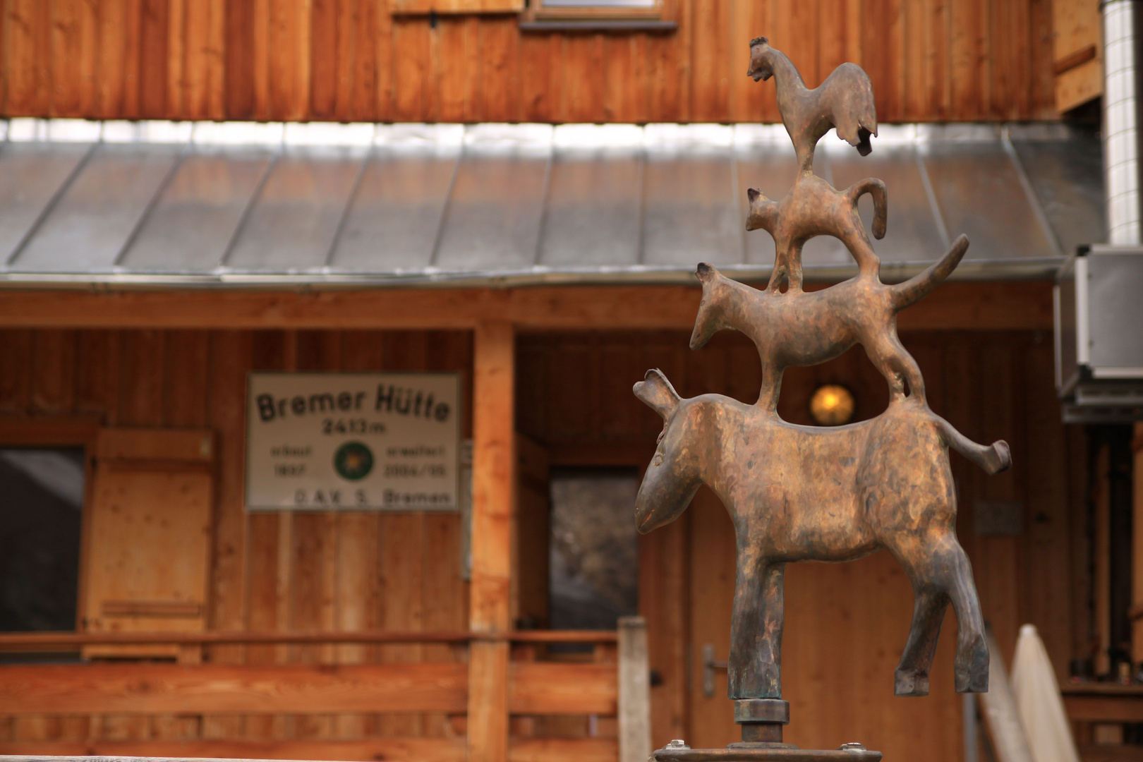 Das Wahrzeichen der Bremer Hütte...