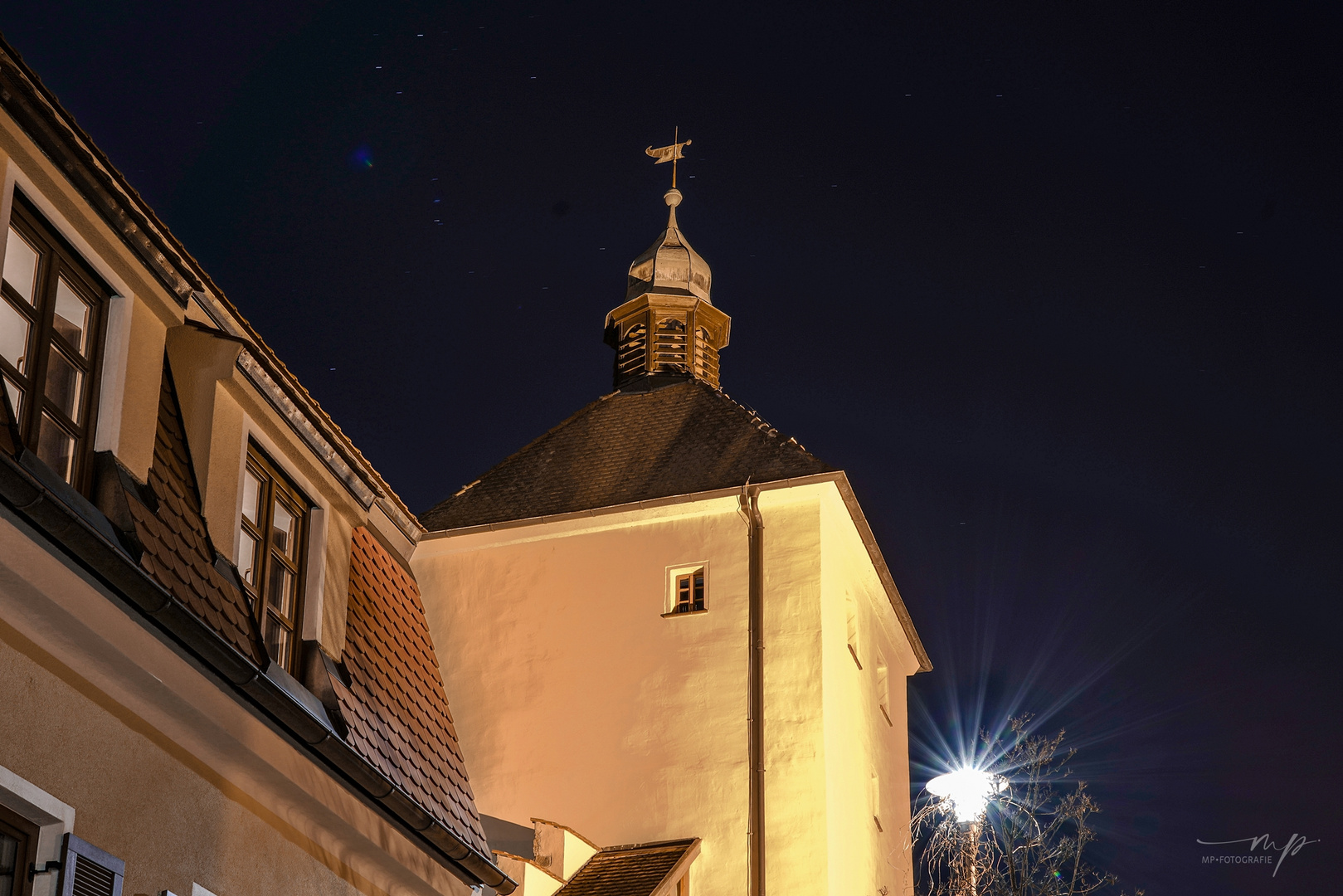 Das Wahrzeichen Schwandorfs - der Blasturm by Night