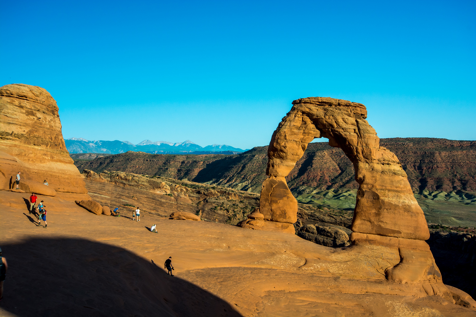 Das Wahrzeichen Utahs -Delicate Arch - Juni 2014