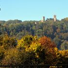 Das Wahrzeichen v. Lörrach im Herbstkleid