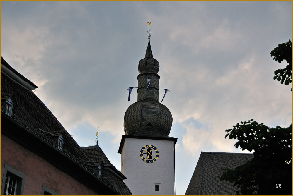 Das Wahrzeichen von Arnsberg, der Glockenturm