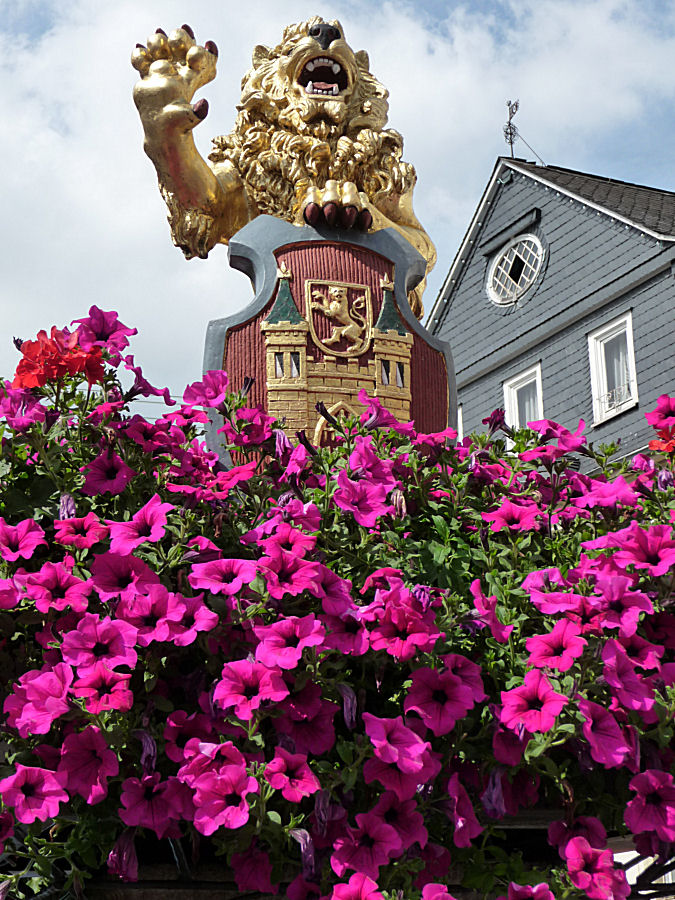 Das Wahrzeichen von Hachenburg auf dem Alten Markt