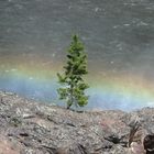 Das war in der Nähe eines Wasserfalls