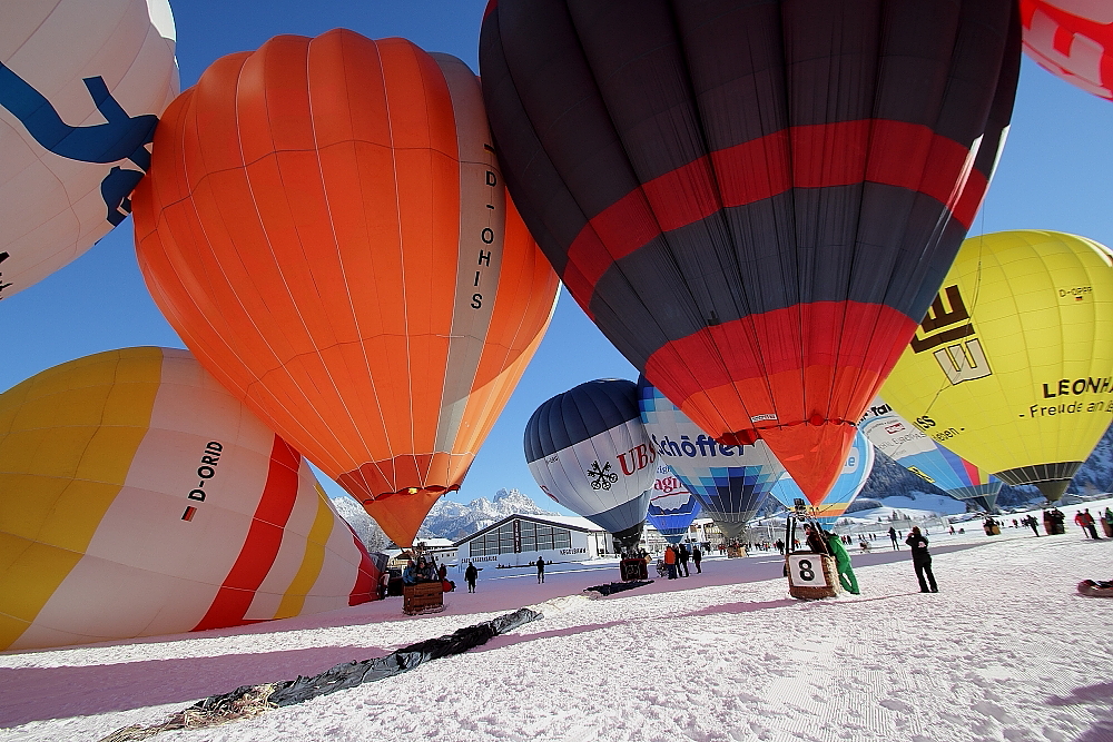 das war ....richtig gutes  Ballon Wetter - Bild vom 18.01.2016 - Ballonwoche Tannheim