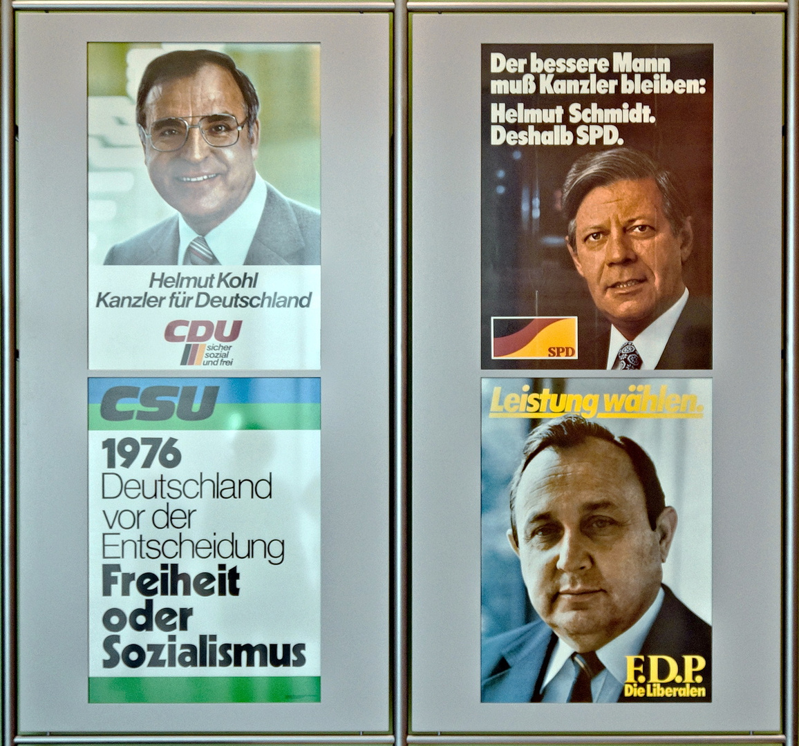 Das waren 1976 die Kanzlerkandidaten......