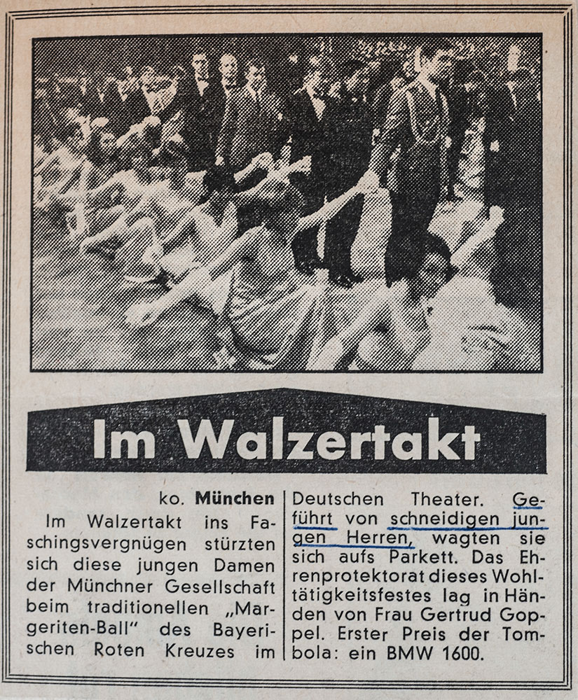 Das waren noch Zeiten, als die Mädels ehrfürchtig zu den Jungs aufsahen ...