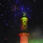 Das "Warnemünder Turmleuchten" Neujahr 2017 (1)