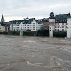 Das Wasser attackiert die Koblenzer Altstadt