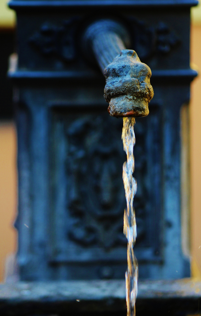 das Wasser fließt.....