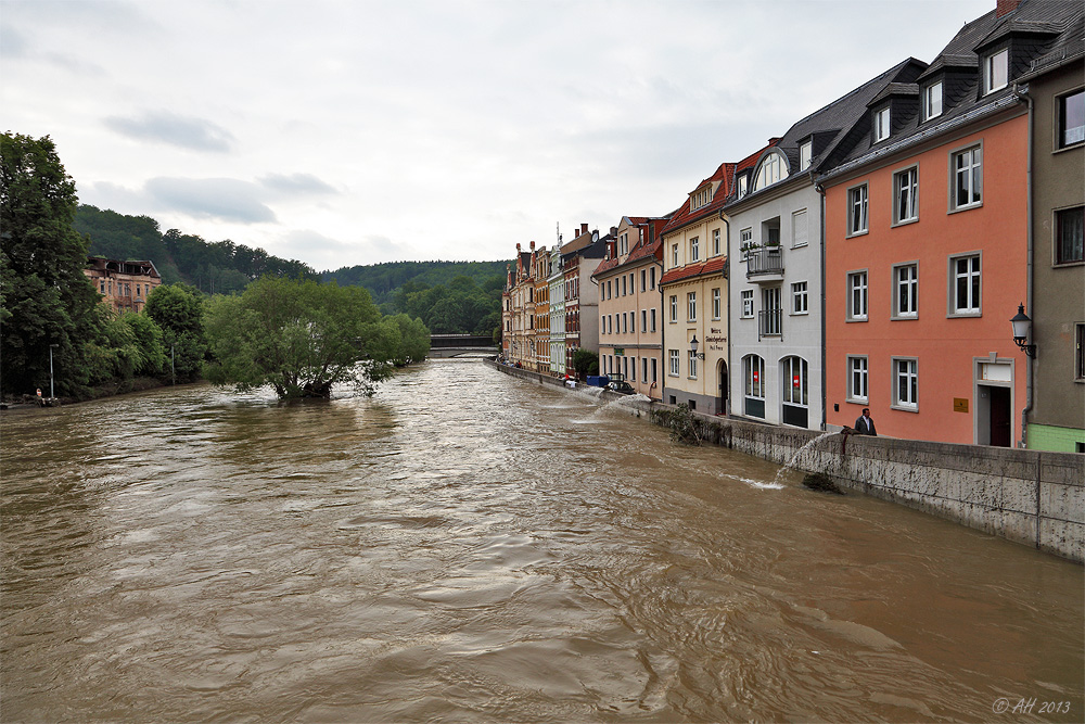 Das Wasser geht zurück...