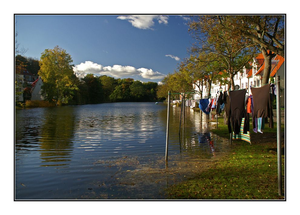 Das Wasser kommt