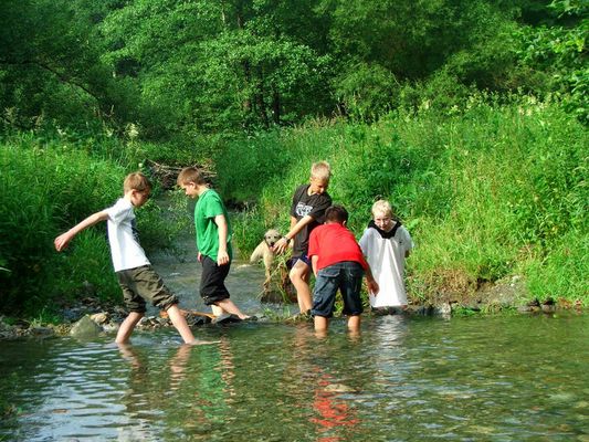 Das Wasser steigt ! Der Damm bricht gleich.....